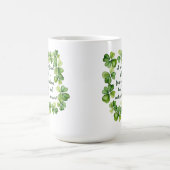 Kleeblatt Freundschaftszitat Guter Freund 4-Blatt- Kaffeetasse (Mittel)