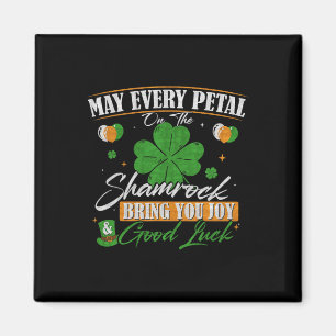 Kleeblatt Frohen St Patricks Day  Magnet