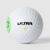 Kleeblatt für den Elektroingenieur Golfball (Logo)