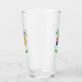 Kleeblatt für die irische Flagge Südvietnams Glas (Rechts)