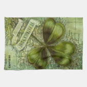 Kleeblatt für Irland Handtuch (Horizontal)