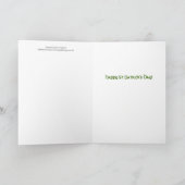 Kleeblatt für Irland Karte (Innenseite)