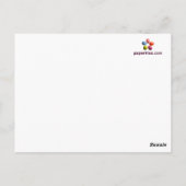 Kleeblatt Garland Postkarte (Rückseite)