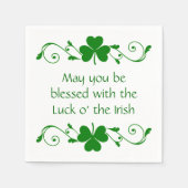 Kleeblatt Garland Serviette (Vorderseite)