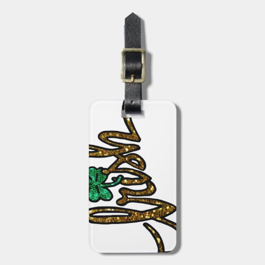 Kleeblatt Gepäckanhänger (Vorderseite vertikal)