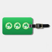 Kleeblatt Gepäckanhänger (Vorderseite horizontal)