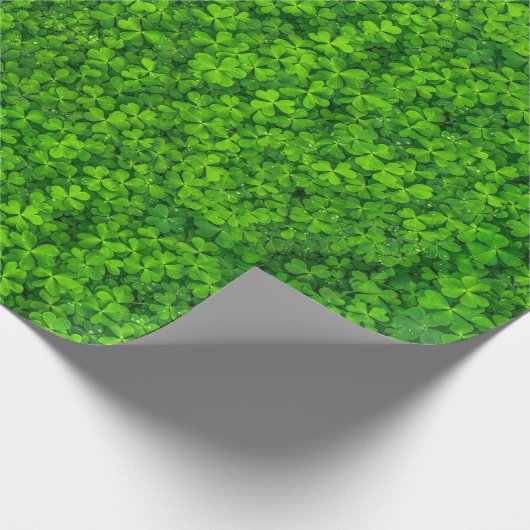 Kleeblatt Geschenkpapier (Ecke)