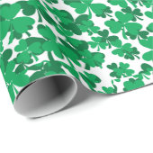 Kleeblatt-Geschenkpapier Geschenkpapier (Rolleneckpunkt)