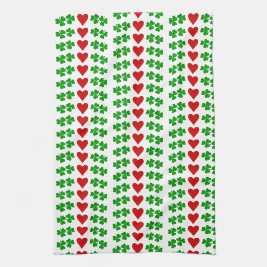 Kleeblatt Geschirrtuch (Vertikal)