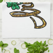 Kleeblatt Geschirrtuch (Gefaltet)