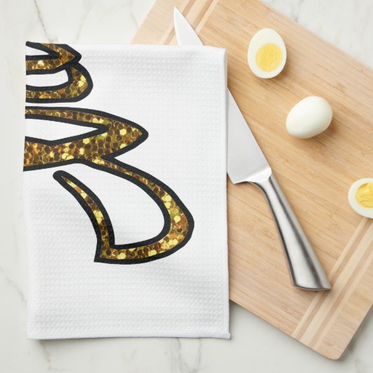 Kleeblatt Geschirrtuch (Viertel Falte)