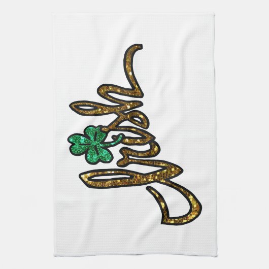 Kleeblatt Geschirrtuch (Vertikal)