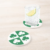 Kleeblatt Getränkeuntersetzer (Seite)