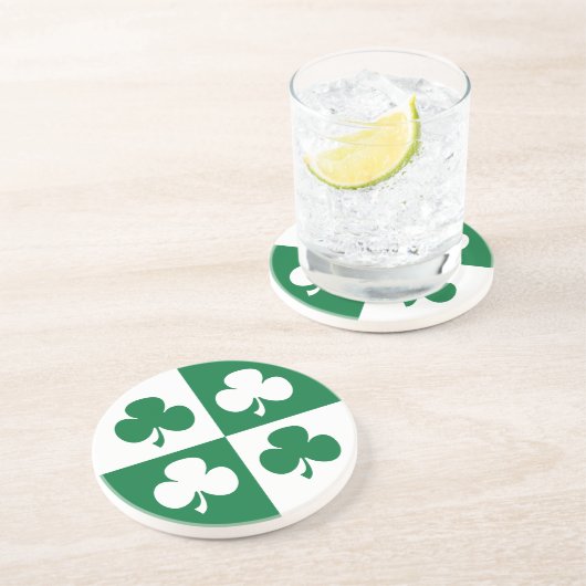 Kleeblatt Getränkeuntersetzer (Seite)