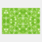 Kleeblatt-Gewirr Geschenkpapier Set (Vorderseite 2)