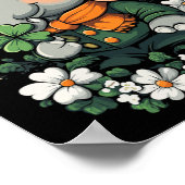 Kleeblatt Girls Boys Kids Leprechaun St Patricks D Poster (Ecke)