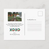 Kleeblatt Glitzer Leprechaun | St. Patrick's Day Postkarte (Rückseite)