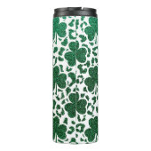 Kleeblatt Glitzer Thermosbecher (Rückseite)