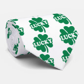 Kleeblatt glücklich krawatte (Gerollt)