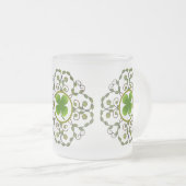 Kleeblatt-glückliche Tasse (VorderseiteRechts)