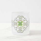 Kleeblatt-glückliche Tasse (Mittel)