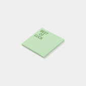 Kleeblatt-Glückwunsch Post-it Klebezettel (angewinkelt)