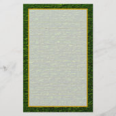 Kleeblatt Green Brick Fine Lined Stationery Briefpapier (Vorderseite)