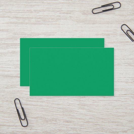 Kleeblatt Green Business Card Visitenkarte (Vorderseite/Rückseite Beispiel)
