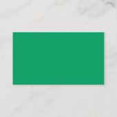 Kleeblatt Green Business Card Visitenkarte (Rückseite)
