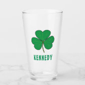 Kleeblatt Green Clover Ireland Celtic Irish Name Glas (Vorderseite)