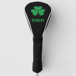 Kleeblatt Green Clover Ireland Celtic Irish Name Golf Headcover