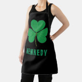 Kleeblatt Green Clover Ireland Celtic Irish Name Schürze (InSitu)