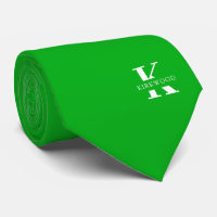 Kleeblatt Green Elegante Monogram + Name