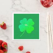Kleeblatt Green Irish St. Patrick's Day 4Denis Serviette (Beispiel)