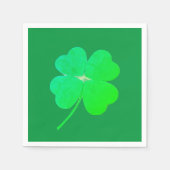Kleeblatt Green Irish St. Patrick's Day 4Denis Serviette (Vorderseite)
