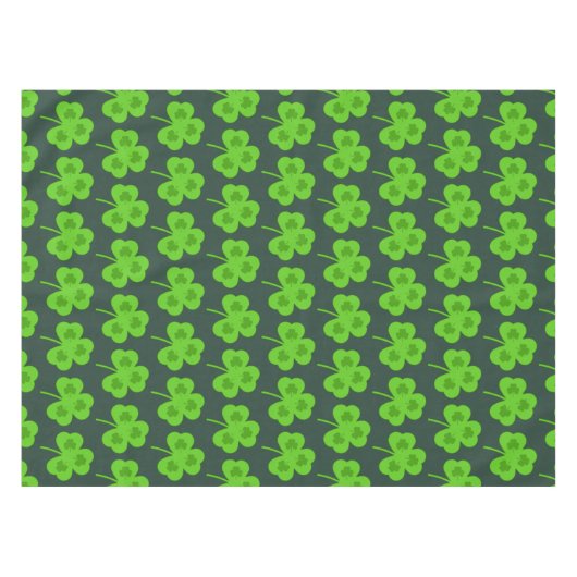 KLEEBLATT GREEN LEAF ST PATRICK'S Day Tischdecke (Vorderseite (Horizontal))