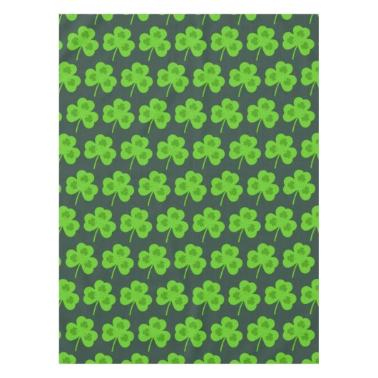 KLEEBLATT GREEN LEAF ST PATRICK'S Day Tischdecke (Vorderseite)