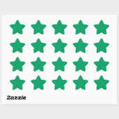 Kleeblatt Green Star Sticker (Blatt)
