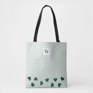 Kleeblatt Green Tote Bag All-Over-Print Tasche