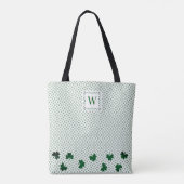 Kleeblatt Green Tote Bag All-Over-Print Tasche (Rückseite)