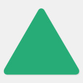 Kleeblatt Green Triangle Sticker (Vorderseite)