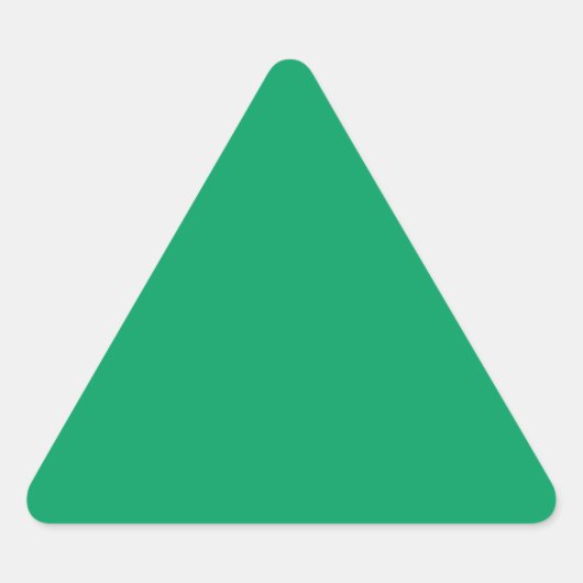 Kleeblatt Green Triangle Sticker (Vorderseite)