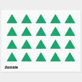 Kleeblatt Green Triangle Sticker (Blatt)