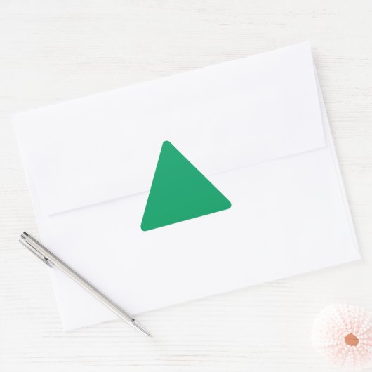 Kleeblatt Green Triangle Sticker (Umschlag)