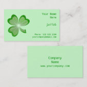 Kleeblatt Green Visitenkarte (Vorne/Hinten)
