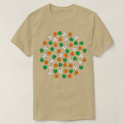 Kleeblatt Green White Orange T-Shirt (Design vorne)