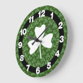 Kleeblatt Große Wanduhr (Winkel)