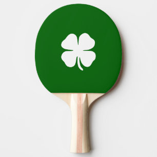 Kleeblatt Grün Glückliches Irland Tischtennis Schläger