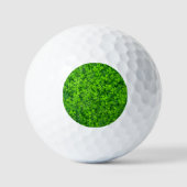 Kleeblatt grün, St. Patrick's Day, Golfball (Vorderseite)
