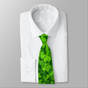 Kleeblatt grün, St. Patrick's Day, Neck Tie Krawatte